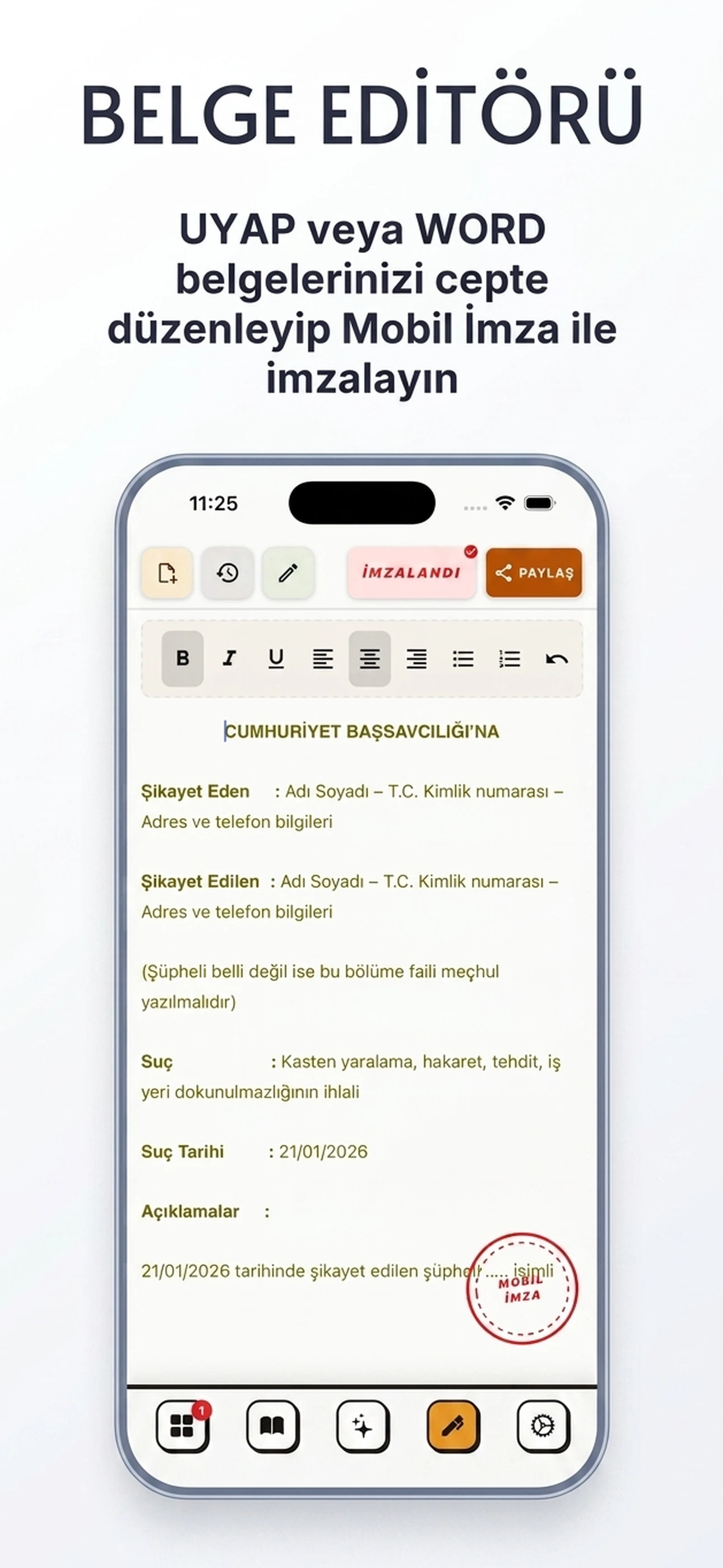Avukatım YZ Ekran Görüntüsü 4